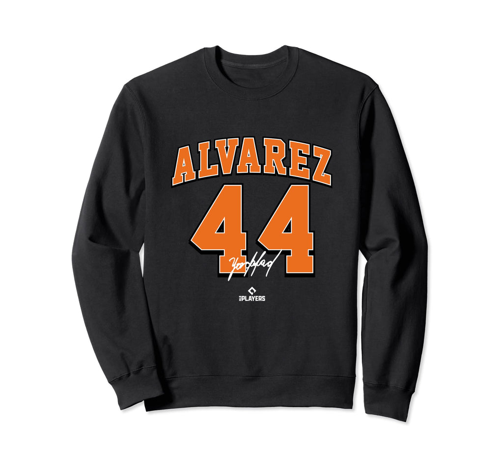 Yordan Alvarez Houston Baseball Sweatshirt - Novelty Apparel for Adults - T-Shirt, Sweatshirt, Hoodie