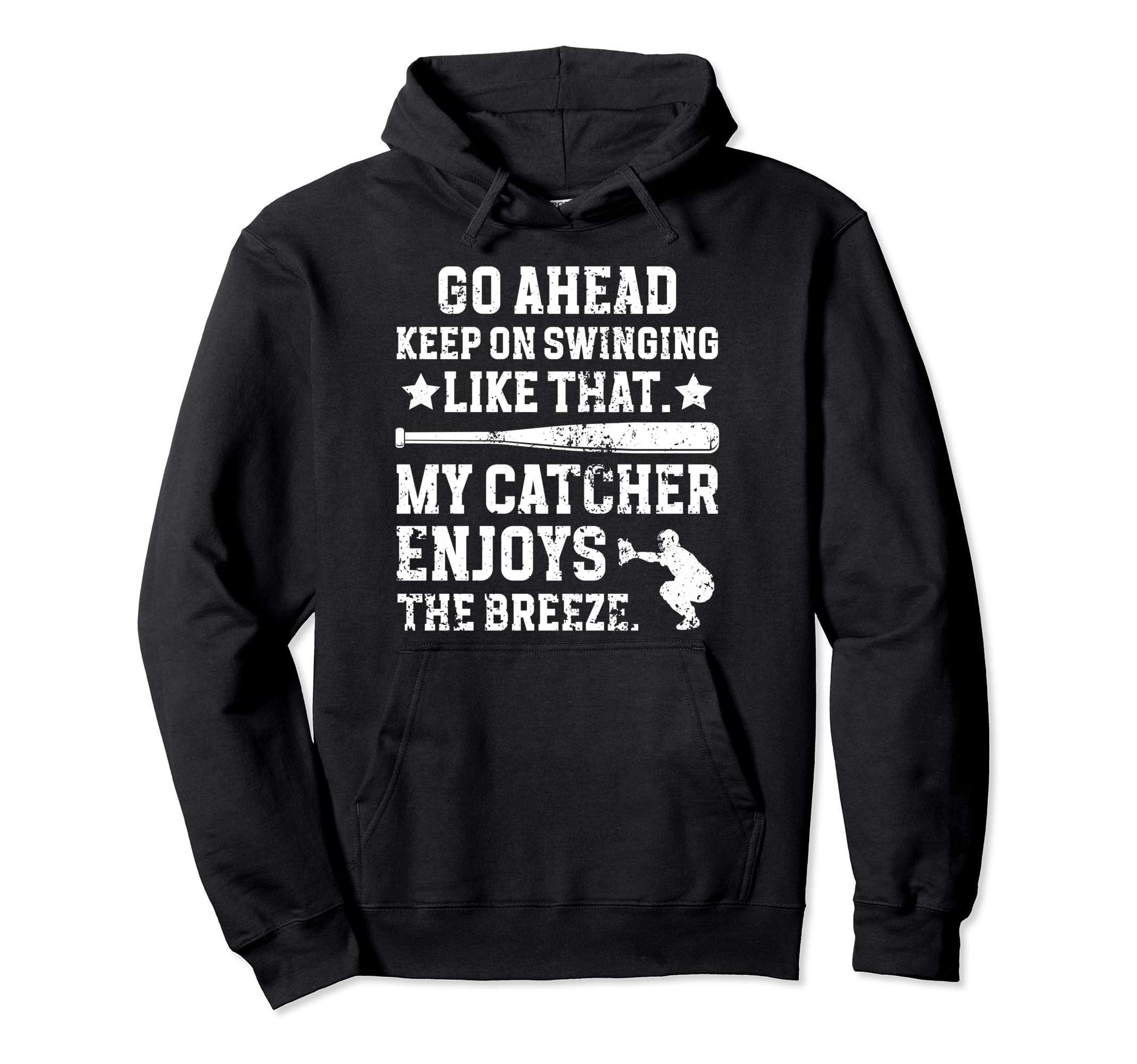Funny Baseball Catcher Mom Baseball Hoodie - Minimalist Print for Adults - T-Shirt, Sweatshirt, Hoodie