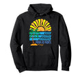 Praia Do Norte Portugal Boho Stamp Sun Hoodie - Streetwear Style Unisex - T-Shirt, Sweatshirt, Hoodie