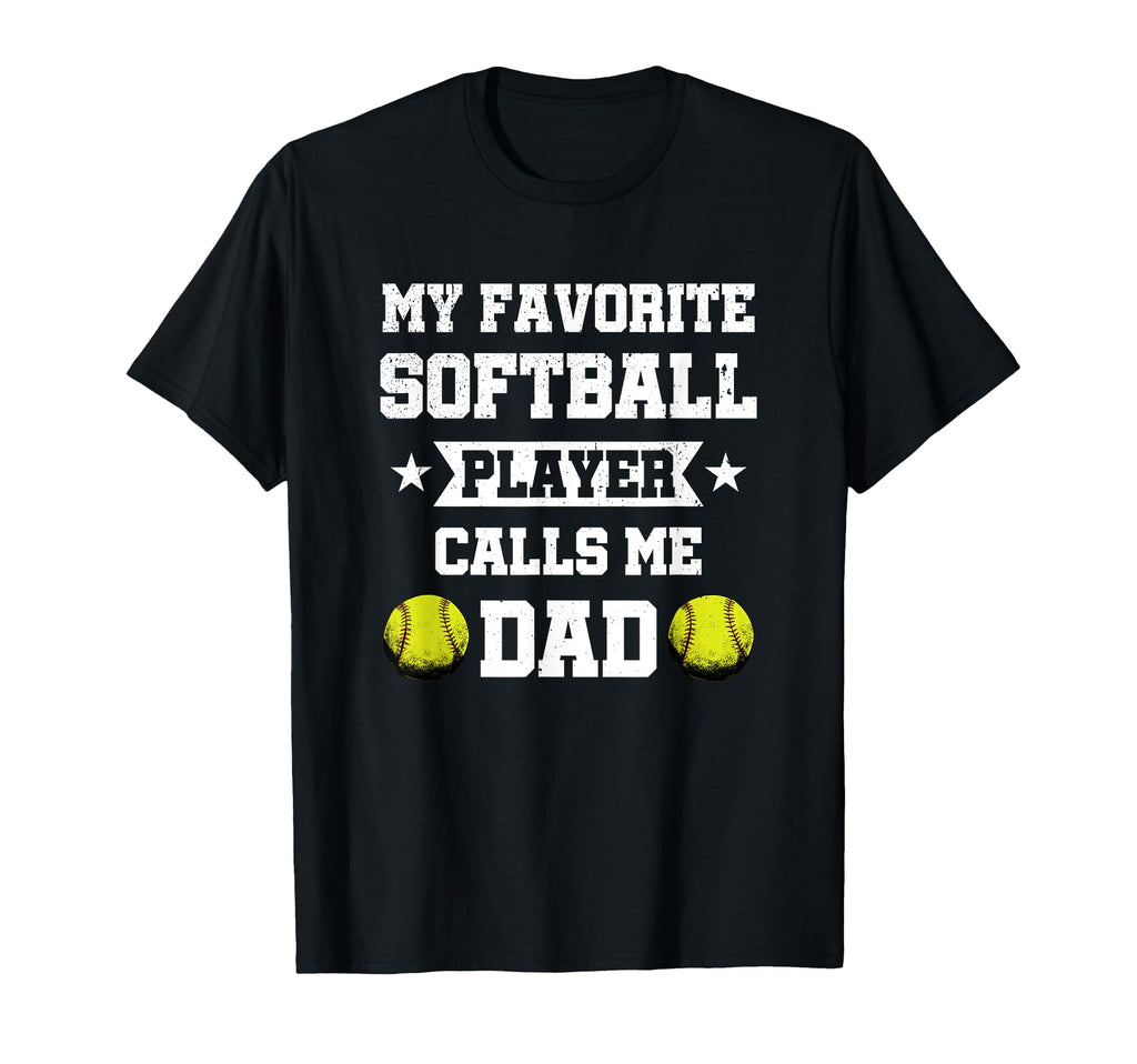 My Favourite Softball Player Calls T-Shirt - Fun Novelty Design for Adults - T-Shirt, Sweatshirt, Hoodie