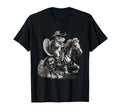 Country Cowboy Squirrel Rodeo Cowgirl T-Shirt - Fun Novelty Design Unisex - T-Shirt, Sweatshirt, Hoodie