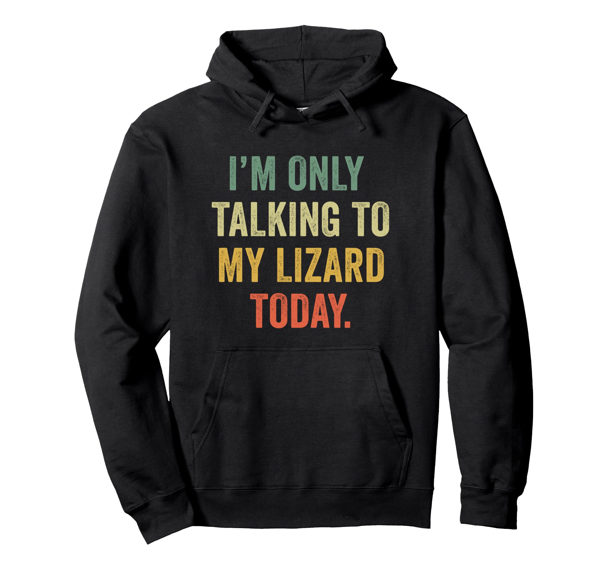 Funny Im Only Talking To My Lizard Hoodie - Casual Everyday Wear Unisex - T-Shirt, Sweatshirt, Hoodie