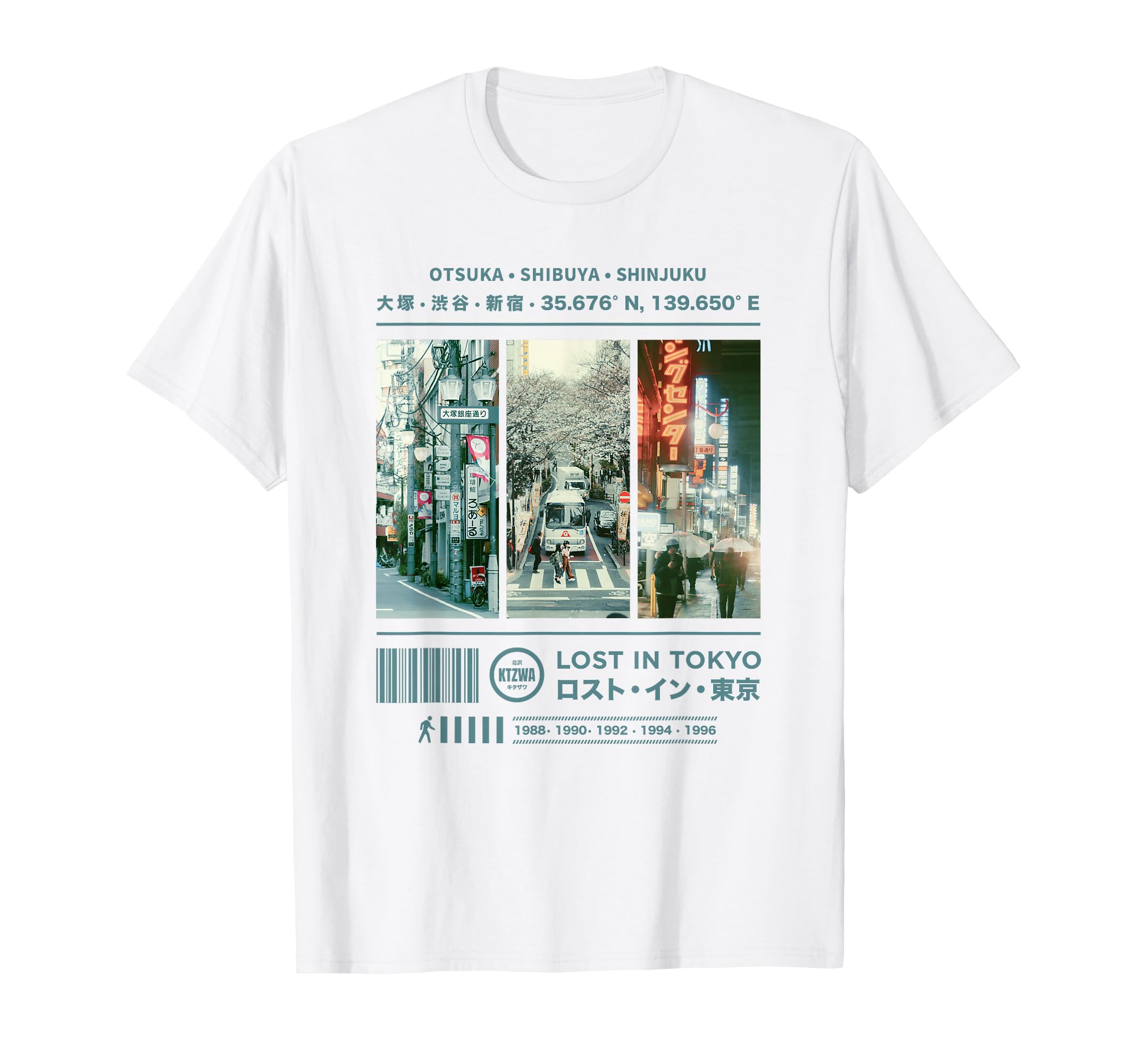Japanese 90S 80S Streetwear Art Tokyo T-Shirt - Minimalist Print Unisex - T-Shirt, Sweatshirt, Hoodie