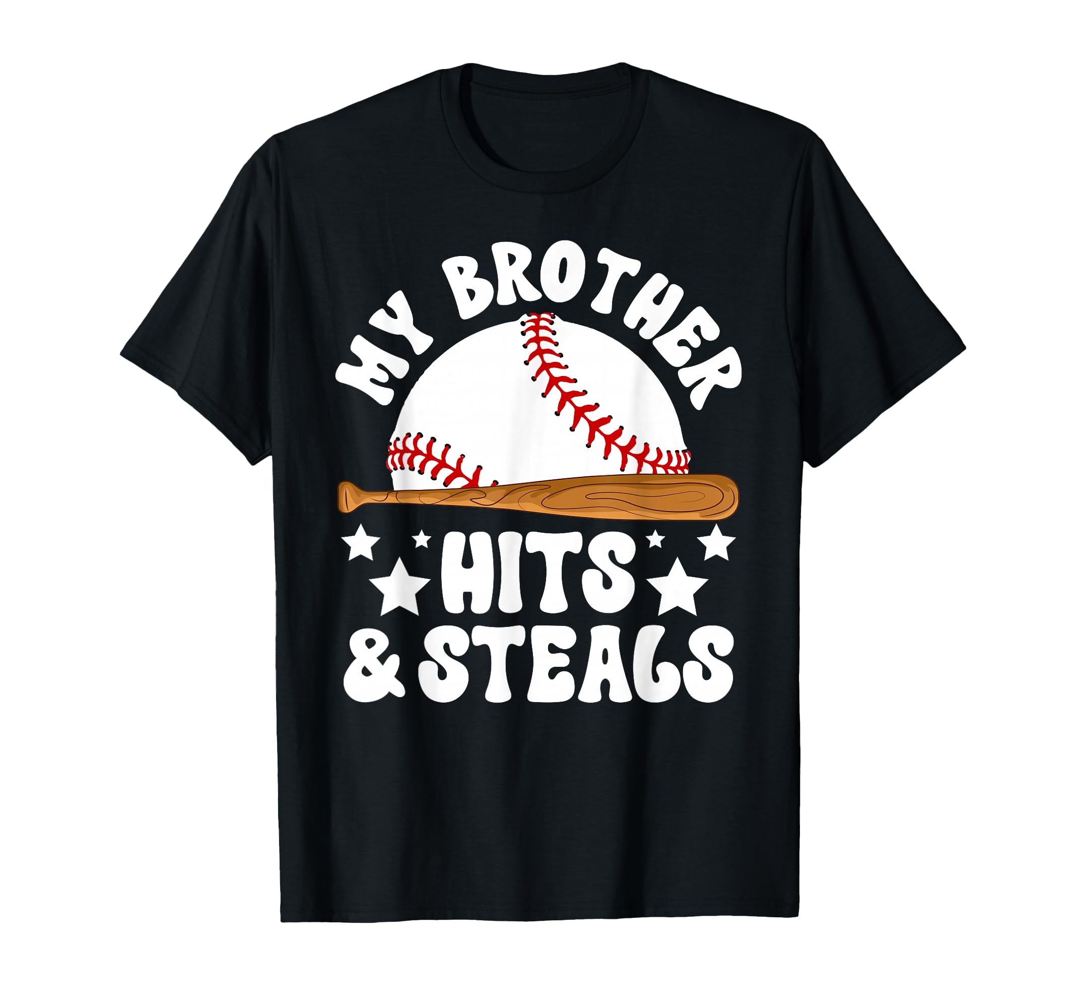 Funny Baseball Brother Baseball Player T-Shirt - Graphic Print Men Women - T-Shirt, Sweatshirt, Hoodie
