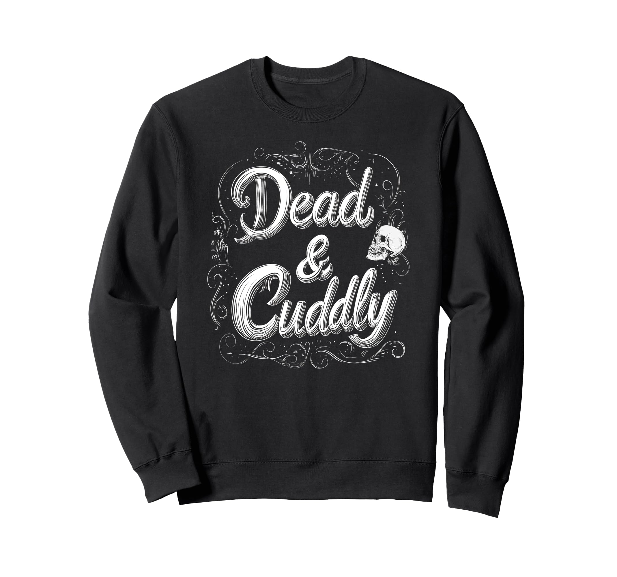 Dead And Cuddly Y2K Emo Aesthetic Sweatshirt - Custom Art Print Men Women - T-Shirt, Sweatshirt, Hoodie
