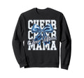 Cheer Mom Mother Bow Cheerleader Sweatshirt - Aesthetic Graphic Unisex - T-Shirt, Sweatshirt, Hoodie