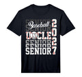 Senior 2027 Baseball Uncle Proud T-Shirt - Trendy Graphic for Adults - T-Shirt, Sweatshirt, Hoodie