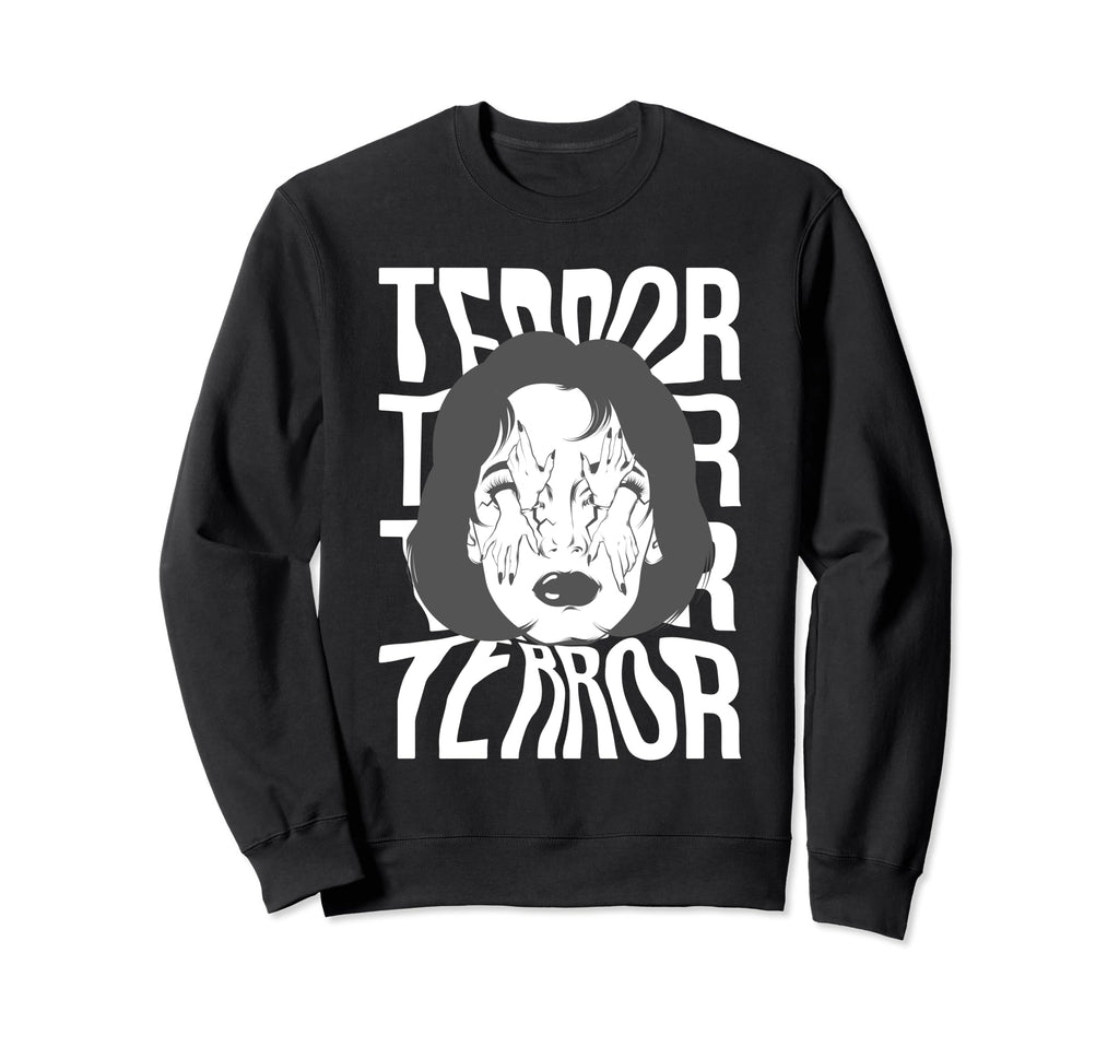 Terror Surreal Horror Streetwear Sweatshirt - Trendy Graphic for Adults - T-Shirt, Sweatshirt, Hoodie