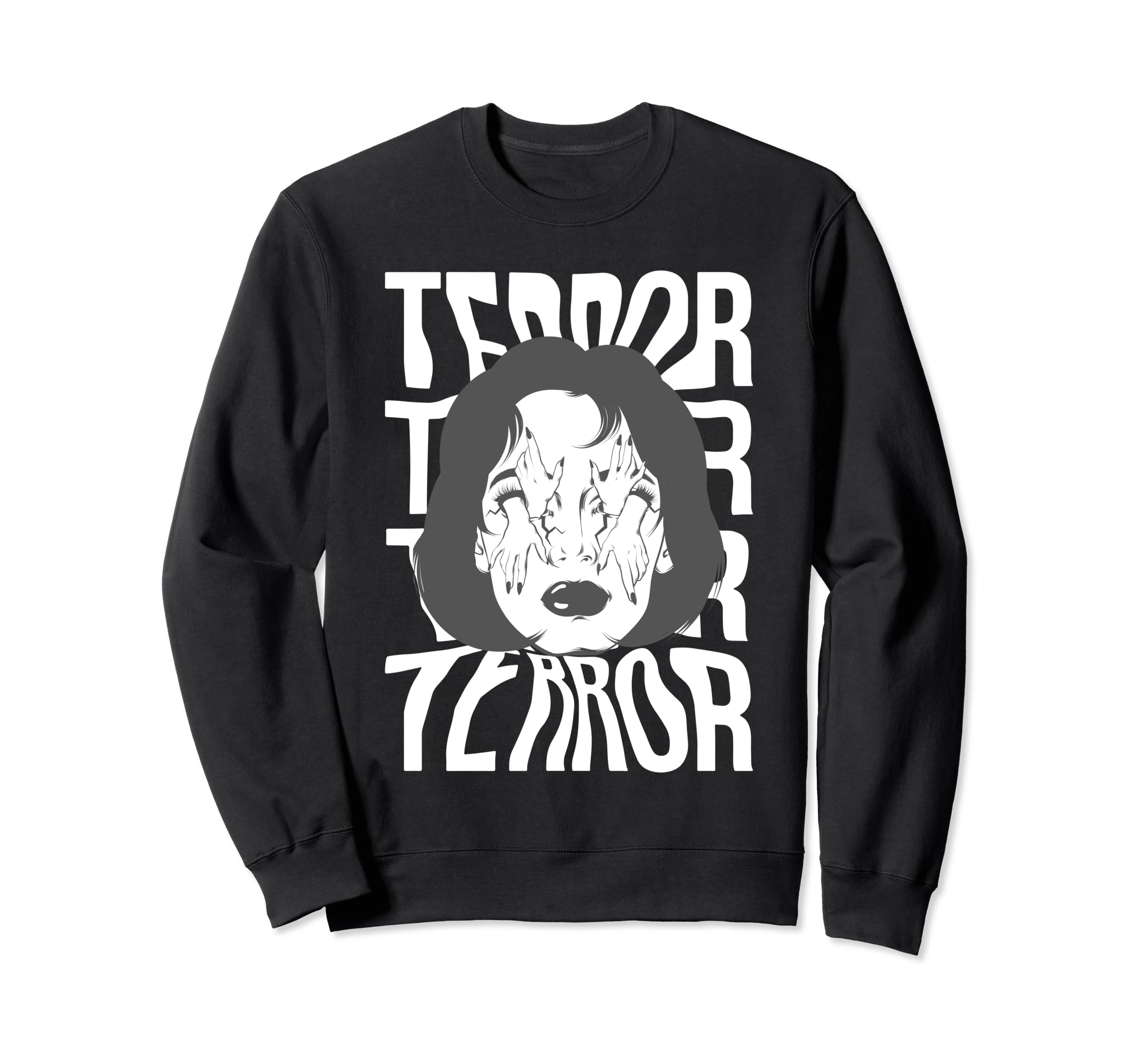 Terror Surreal Horror Streetwear Sweatshirt - Trendy Graphic for Adults - T-Shirt, Sweatshirt, Hoodie
