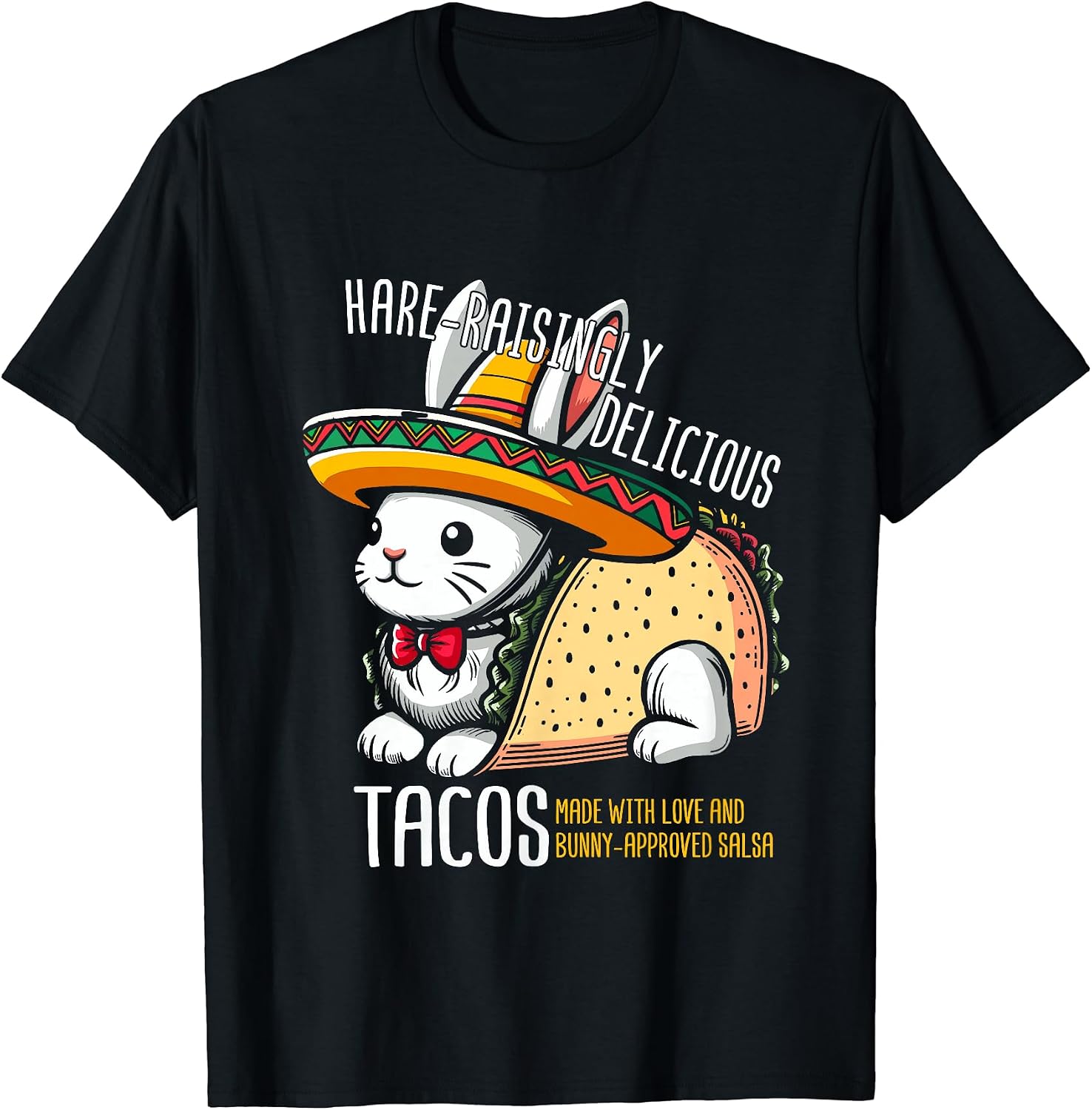 Taco Hare Bunnies Rabbit Mexican - Adult & Kids T-Shirts, Sweatshirts & Hoodies apparel design preview 1