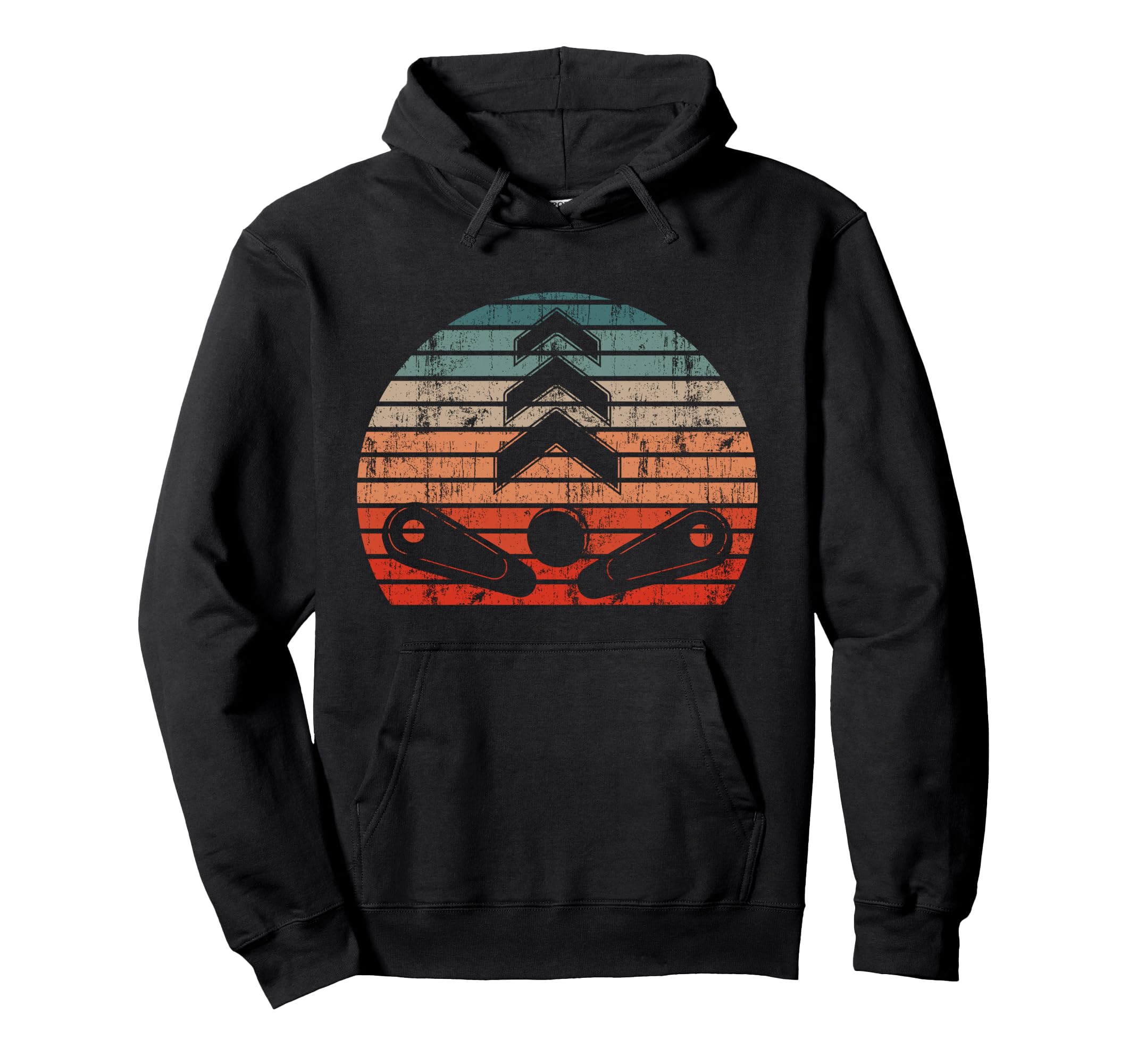 Pinball Machine Flippers Arcade Game Hoodie - Unique Graphic Men Women - T-Shirt, Sweatshirt, Hoodie