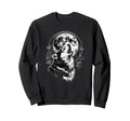 Howling Dog Moon 90S Funny Dogs Lover Sweatshirt - Custom Art Print Unisex - T-Shirt, Sweatshirt, Hoodie
