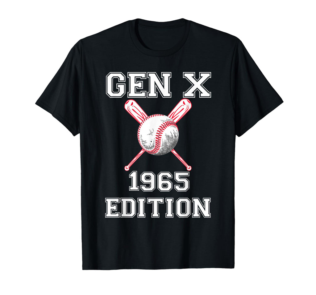 Gen X 1965 Generation X Baseball T-Shirt - Unique Graphic Unisex - T-Shirt, Sweatshirt, Hoodie
