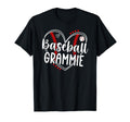 Baseball Grammie Heart Grammie T-Shirt - Trendy Graphic for Adults - T-Shirt, Sweatshirt, Hoodie