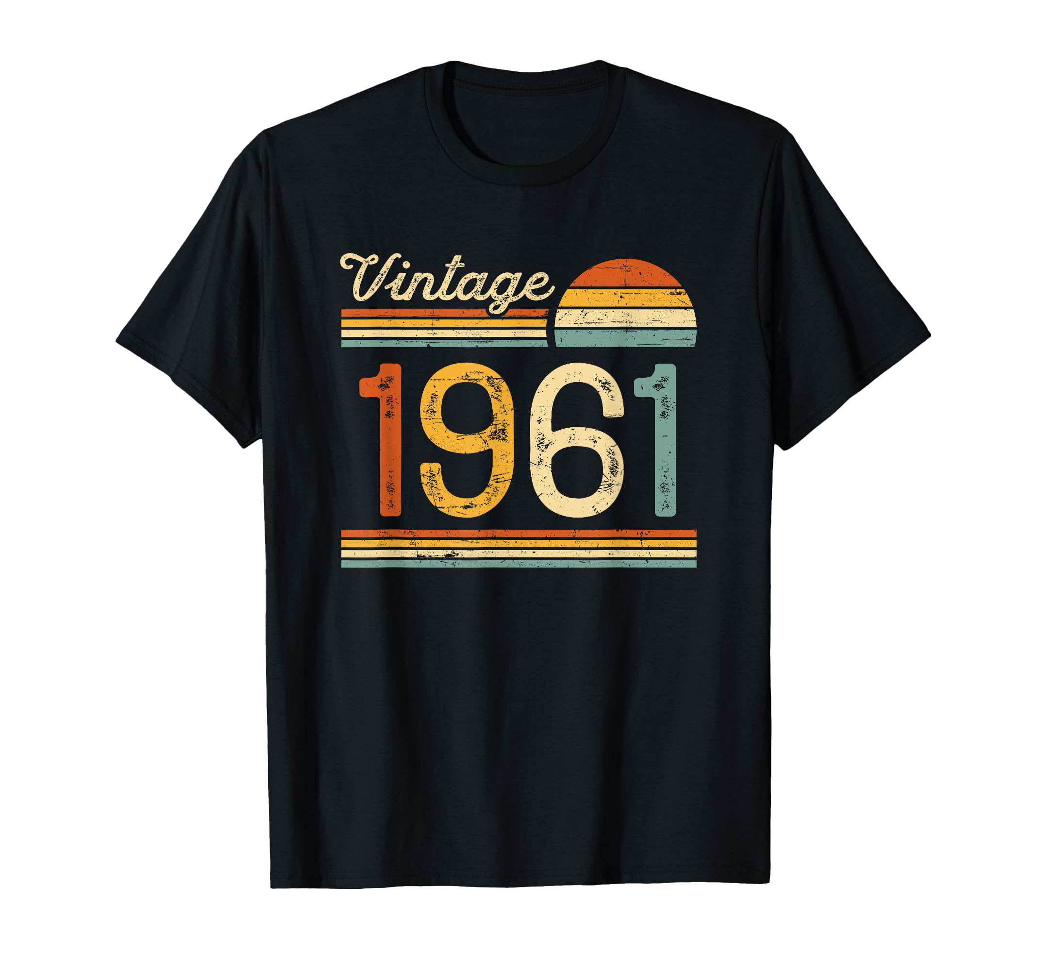 Born 1961 64Th Birthday 64 Years Old T-Shirt - Aesthetic Graphic Unisex - T-Shirt, Sweatshirt, Hoodie