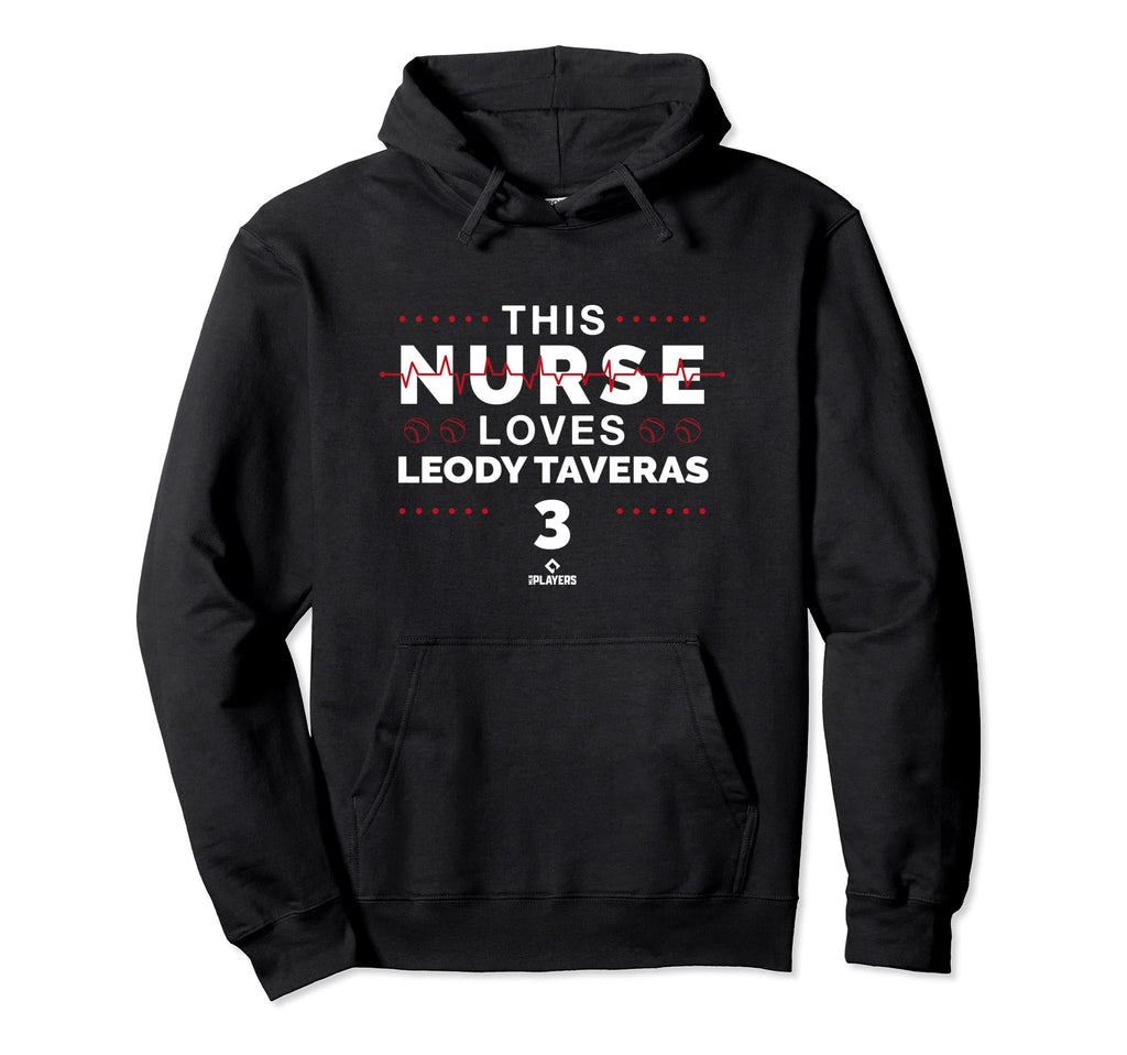 This Nurse Loves Leody Taveras Texas Hoodie - Minimalist Print Men Women - T-Shirt, Sweatshirt, Hoodie