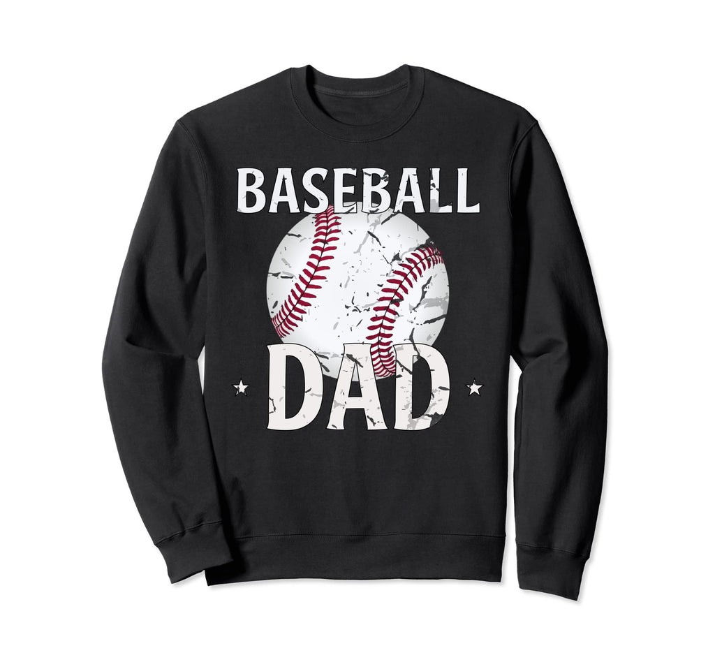 Baseball Dad Gifts Fathers Day Sports Sweatshirt - Minimalist Print Unisex - T-Shirt, Sweatshirt, Hoodie