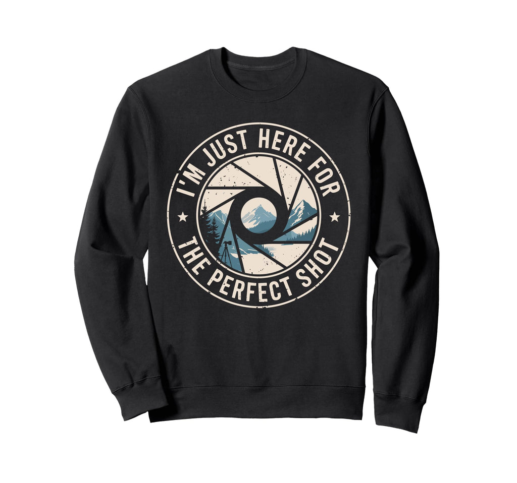 Photography Camera Photographer Sweatshirt - Aesthetic Graphic Men Women - T-Shirt, Sweatshirt, Hoodie