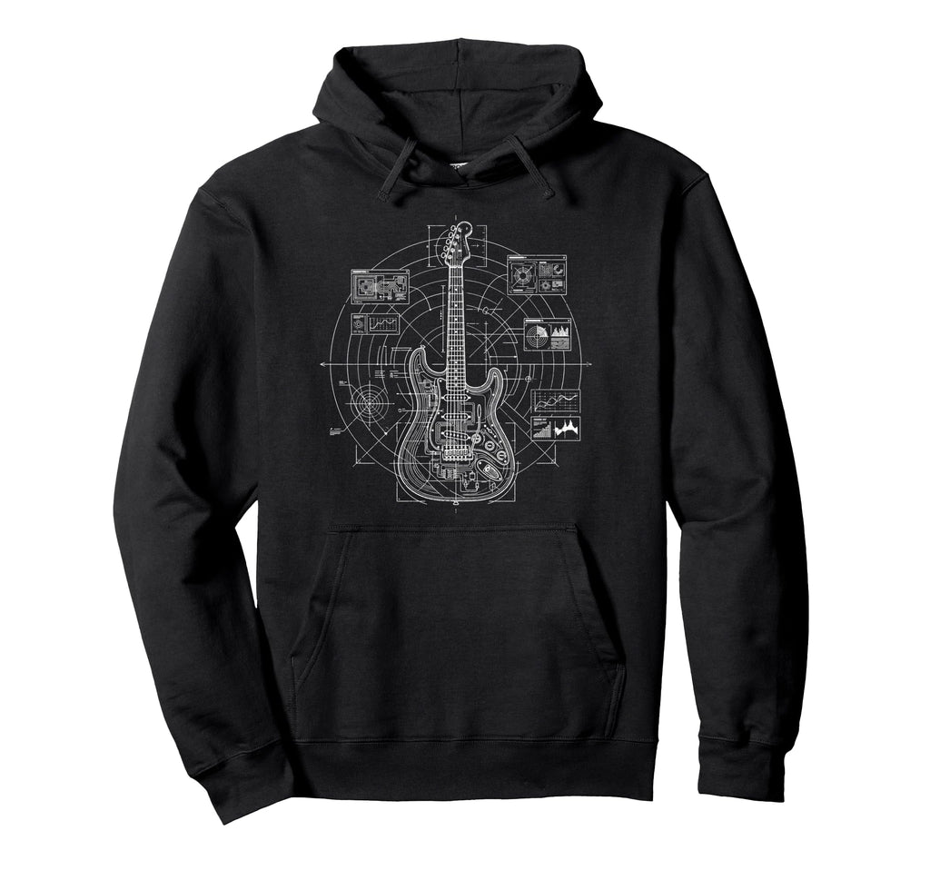 Electric Guitar Rock Music Rock Hoodie - Casual Everyday Wear for Adults - T-Shirt, Sweatshirt, Hoodie