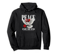 Dove Roses And Lettering Hoodie - Fun Novelty Design Unisex - T-Shirt, Sweatshirt, Hoodie