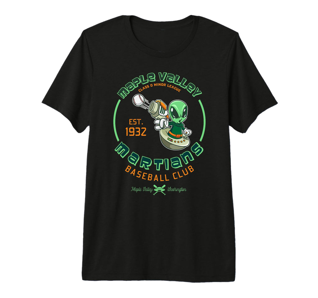 Maple Valley Martians Minor League T-Shirt - Graphic Print Men Women - T-Shirt, Sweatshirt, Hoodie