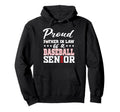 Proud Father Law Baseball Senior 2026 Hoodie - Novelty Apparel Unisex - T-Shirt, Sweatshirt, Hoodie