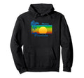Hudson Florida Tropical Beach Sunset Hoodie - Unique Graphic Unisex - T-Shirt, Sweatshirt, Hoodie
