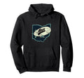 Distressed Akron Blimp Ohio Map Hoodie - Custom Art Print for Adults - T-Shirt, Sweatshirt, Hoodie