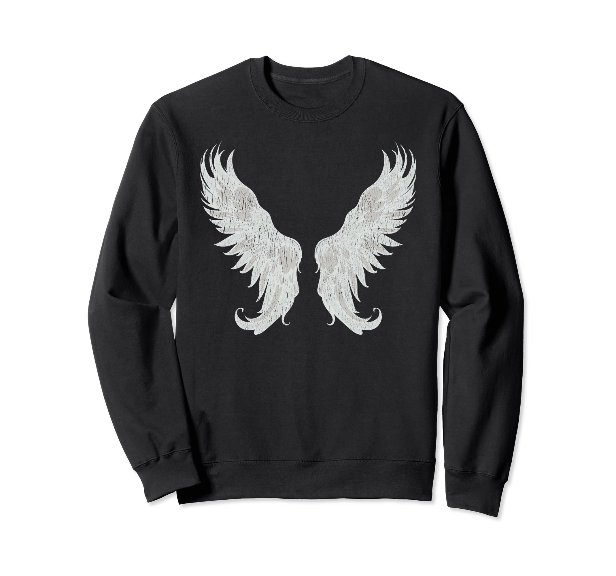 Gothic Angel Wings Fairy Grunge Sweatshirt - Novelty Apparel for Adults - T-Shirt, Sweatshirt, Hoodie