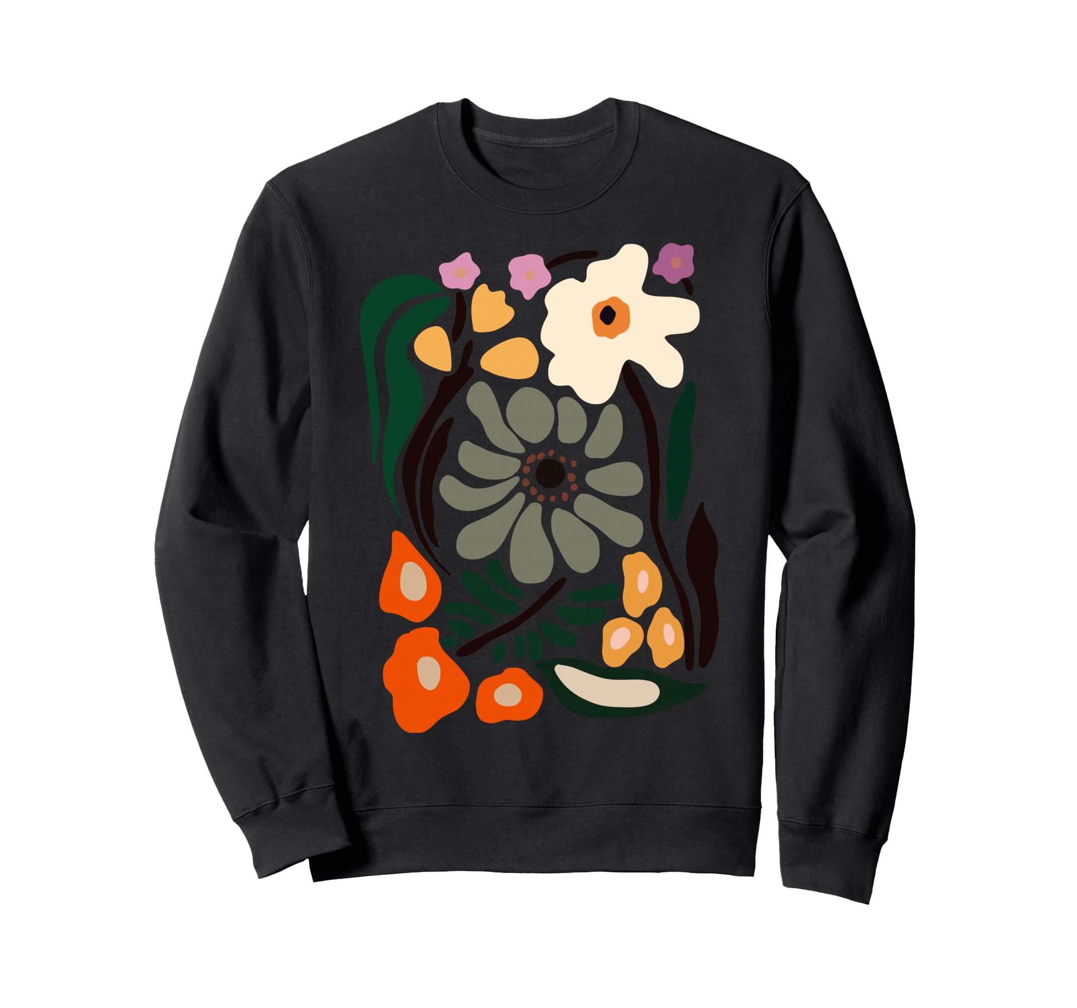 Boho Flower Aesthetic Paint Summer Sweatshirt - Graphic Print Men Women - T-Shirt, Sweatshirt, Hoodie