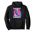 Hades Greek God Mythology Vaporwave Hoodie - Unique Graphic Men Women - T-Shirt, Sweatshirt, Hoodie