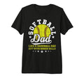 Mens Softball Dad Like Baseball Dad T-Shirt - Aesthetic Graphic Unisex - T-Shirt, Sweatshirt, Hoodie