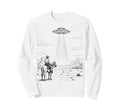Cowboy Ufo Encounter Western Desert Sweatshirt - Streetwear Style Unisex - T-Shirt, Sweatshirt, Hoodie