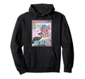 Gaming Axolotl Surfing Kanagawa Wave Hoodie - Minimalist Print Men Women - T-Shirt, Sweatshirt, Hoodie