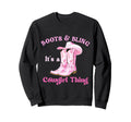 Boots Bling Its Cowgirl Thing Sweatshirt - Custom Art Print for Adults - T-Shirt, Sweatshirt, Hoodie