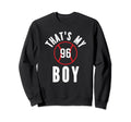 Thats My Jersey Number 96 Sweatshirt - Minimalist Print for Adults - T-Shirt, Sweatshirt, Hoodie