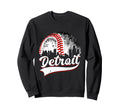 Detroit Baseball Lover Game Day Sweatshirt - Minimalist Print Unisex - T-Shirt, Sweatshirt, Hoodie