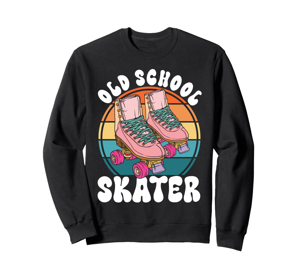 Roller Skating Skate 1970S Old Sweatshirt - Unique Graphic for Adults - T-Shirt, Sweatshirt, Hoodie