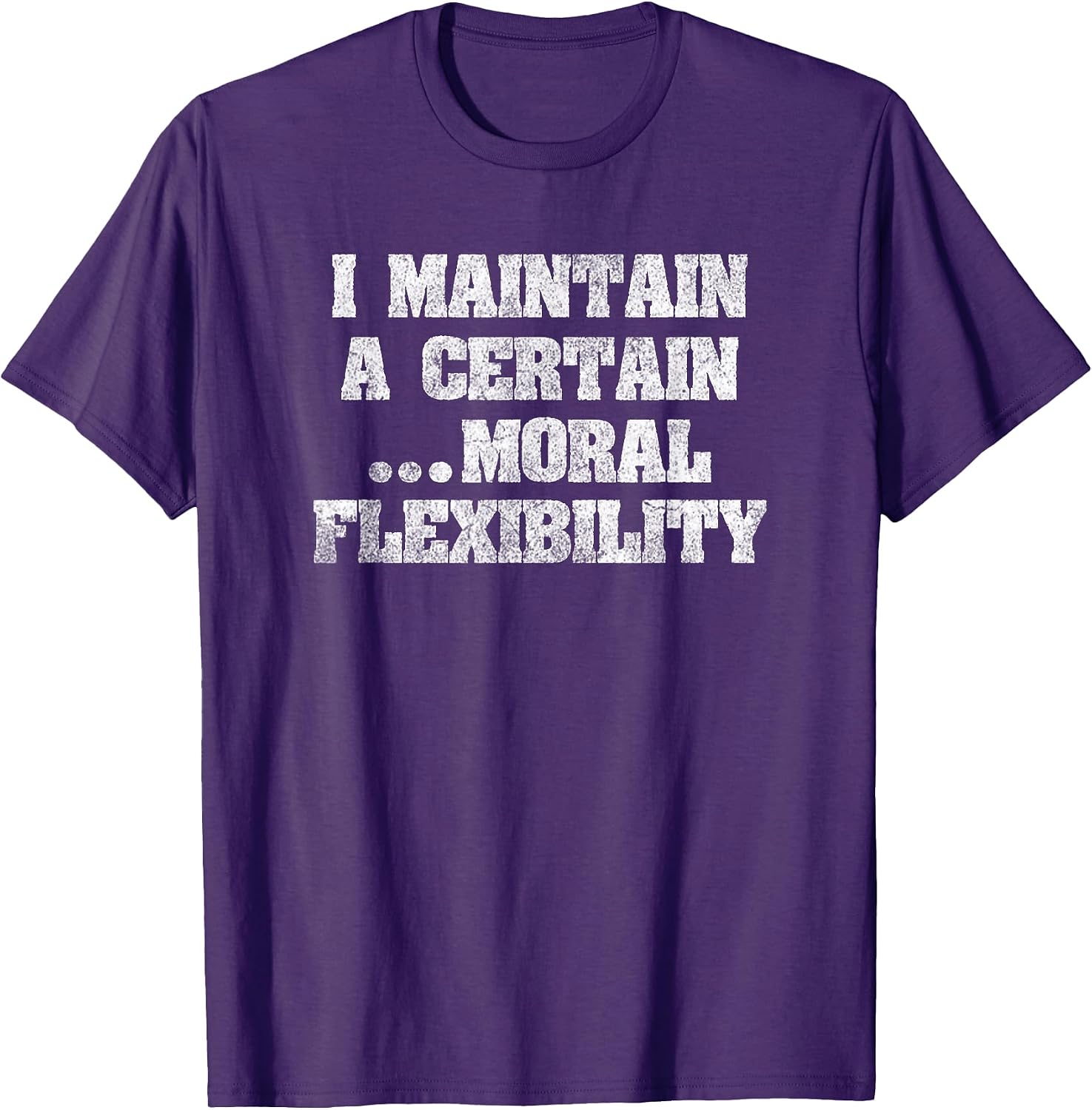 I maintain a certain Moral Flexibility Gifts - Adult & Kids T-Shirts, Sweatshirts & Hoodies apparel design preview 1