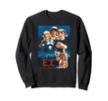 E T Extra Terrestrial Distressed Sweatshirt - Aesthetic Graphic Men Women - T-Shirt, Sweatshirt, Hoodie