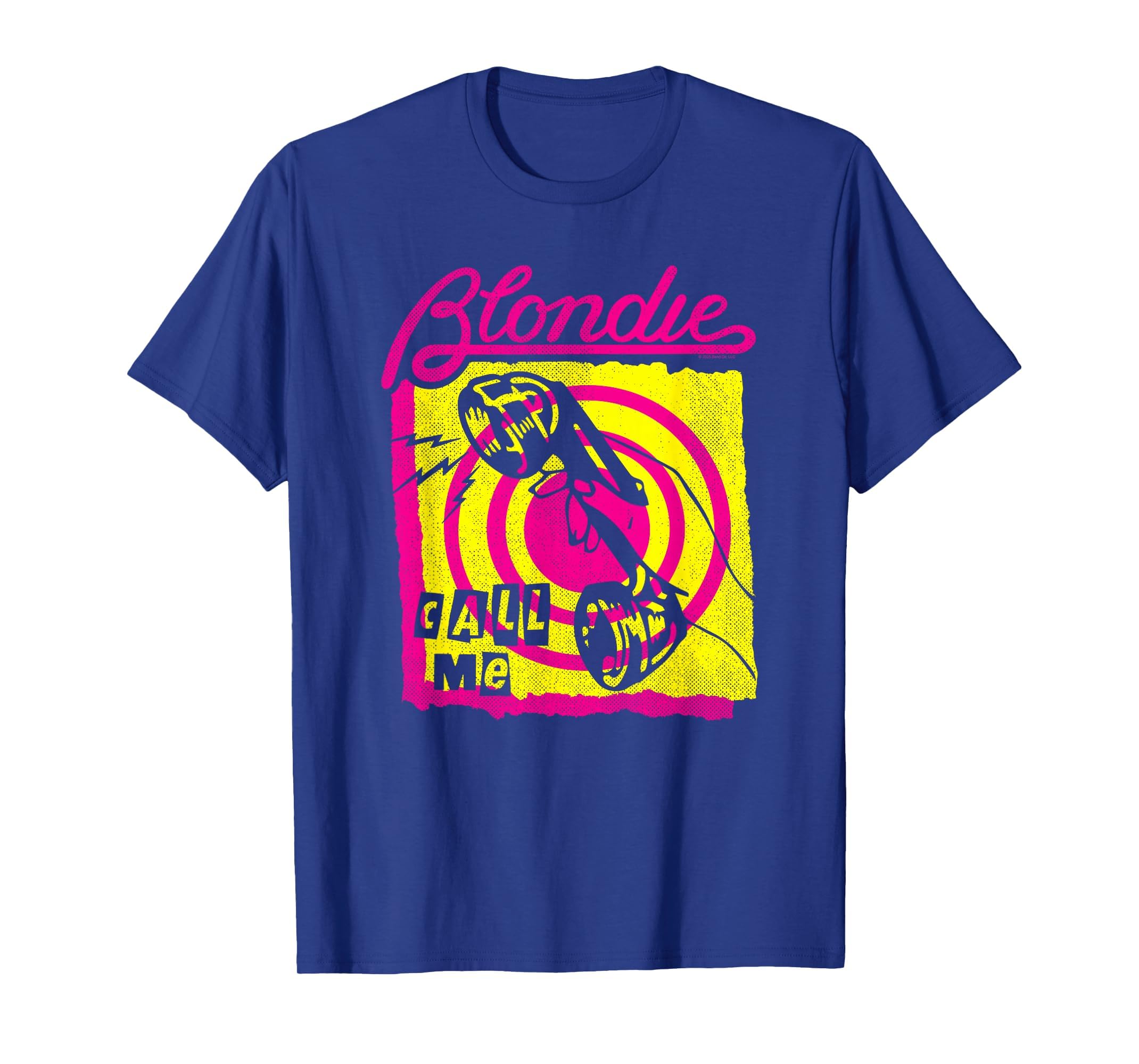 Blondie Call Me Colorful Band T-Shirt - Minimalist Print Men Women - T-Shirt, Sweatshirt, Hoodie