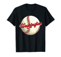 Baseball Lover Mom Dad Washington T-Shirt - Custom Art Print Men Women - T-Shirt, Sweatshirt, Hoodie