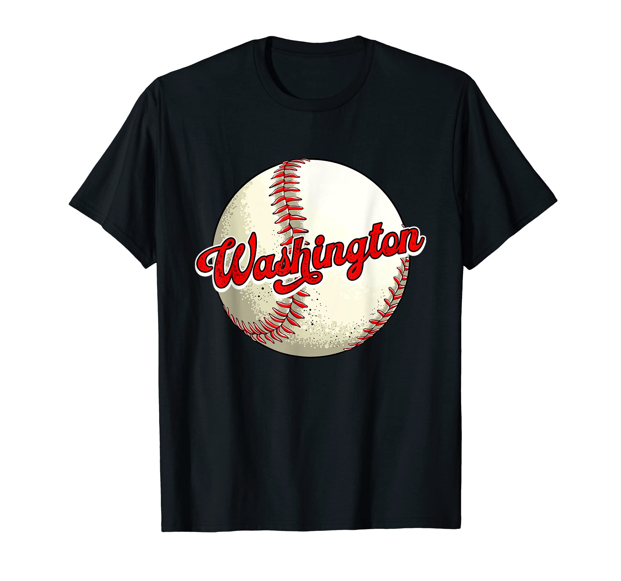 Baseball Lover Mom Dad Washington T-Shirt - Custom Art Print Men Women - T-Shirt, Sweatshirt, Hoodie