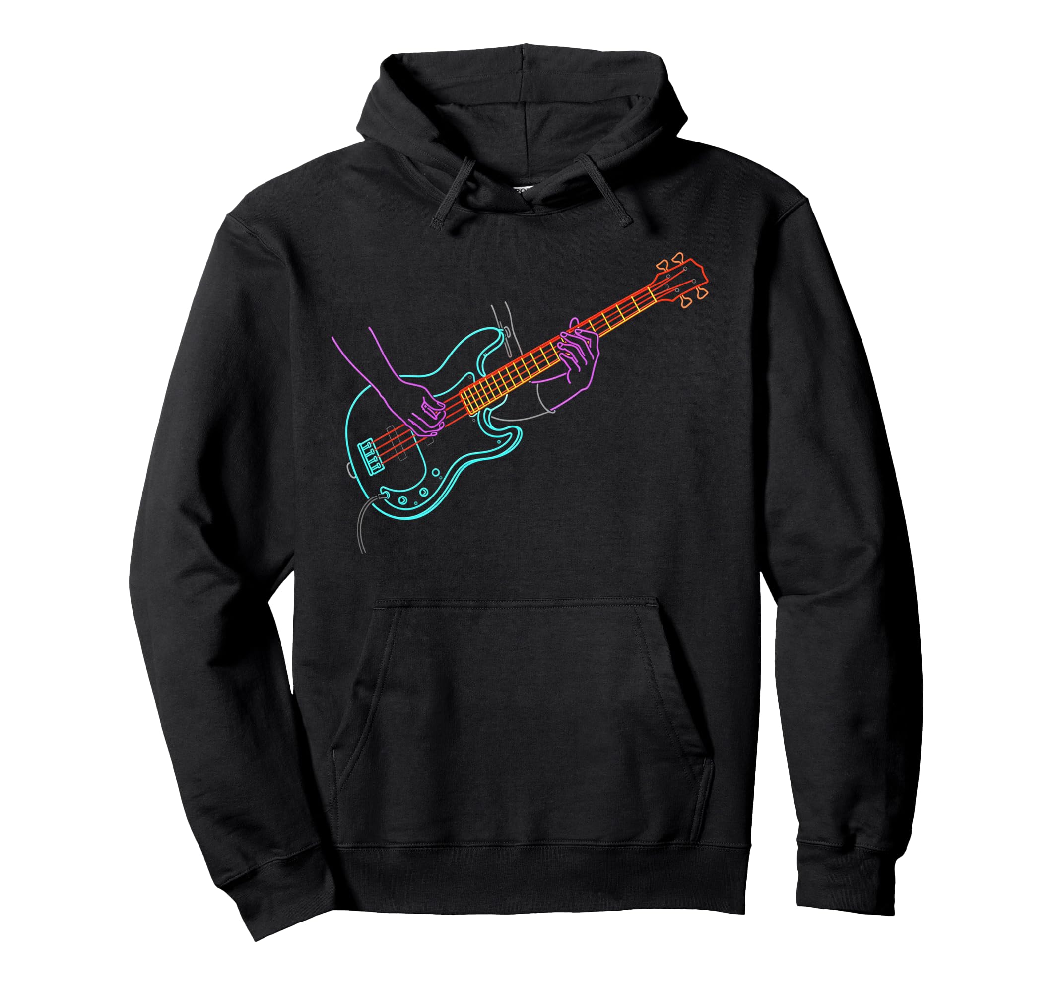 Guitar Rock Music Electric Guitar Lover Hoodie - Trendy Graphic Unisex - T-Shirt, Sweatshirt, Hoodie