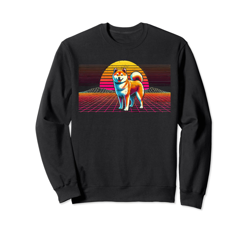 Shiba Inu Dog Lovers Japanese Dog Sweatshirt - Custom Art Print Men Women - T-Shirt, Sweatshirt, Hoodie