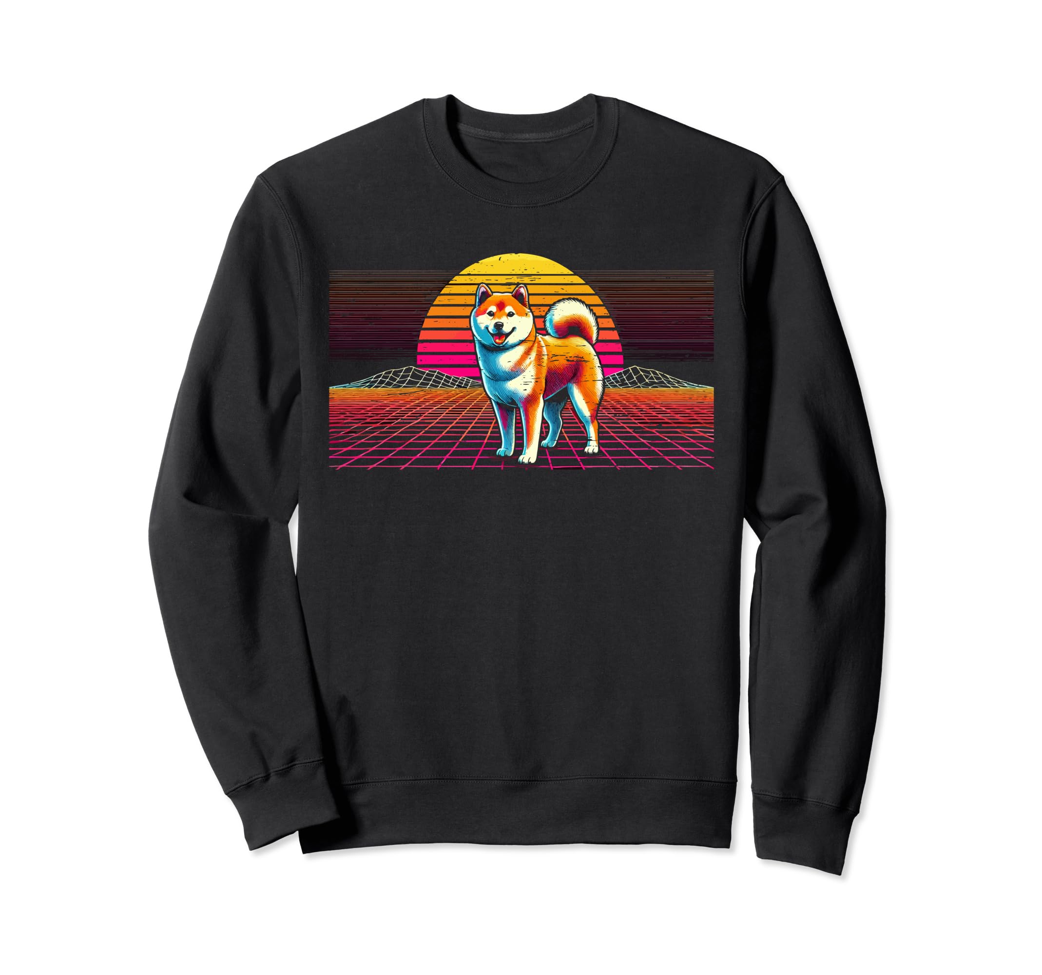 Shiba Inu Dog Lovers Japanese Dog Sweatshirt - Custom Art Print Men Women - T-Shirt, Sweatshirt, Hoodie