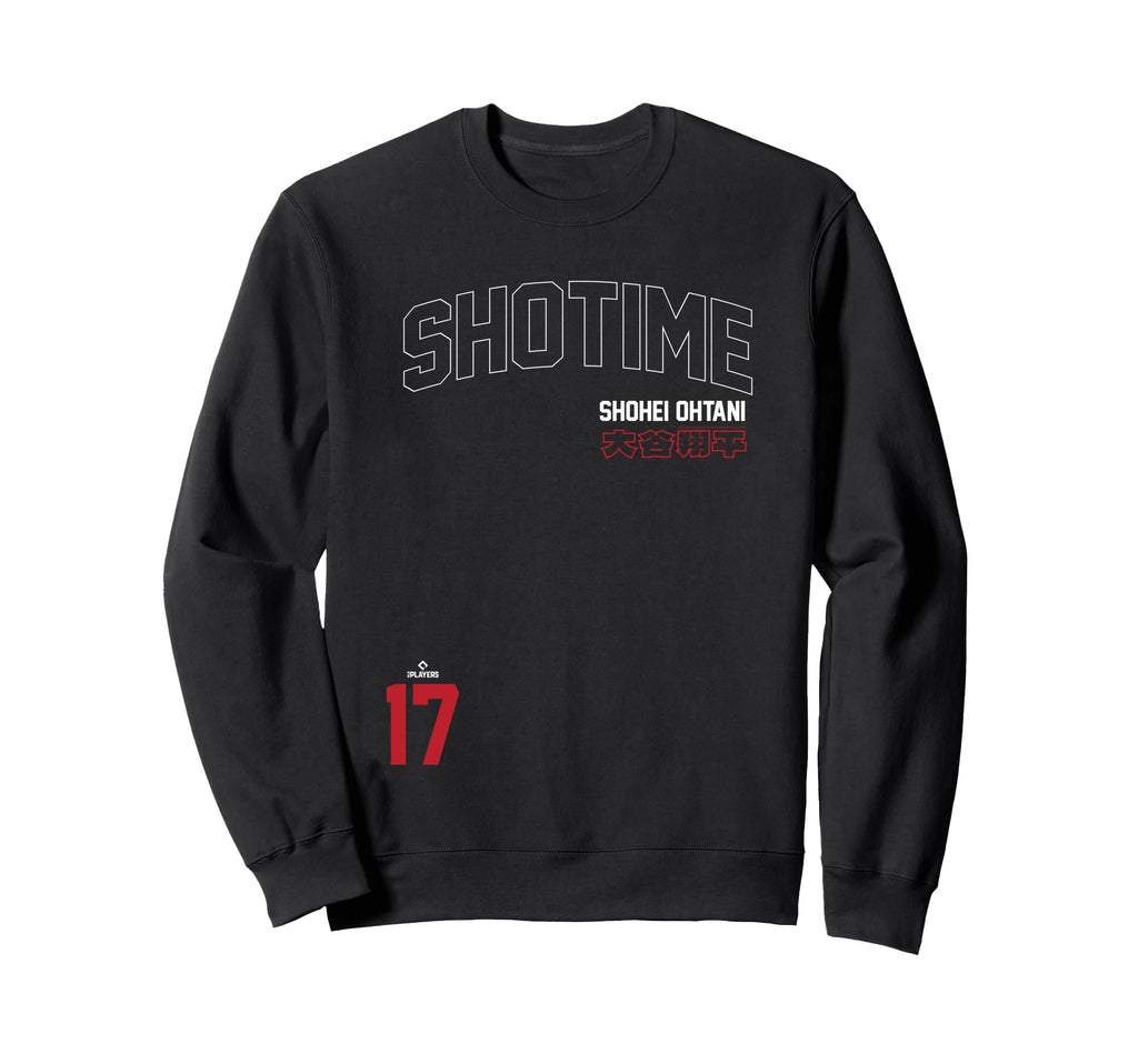 Shohei Ohtani Shotime 17 Red Kanji Sweatshirt - Unique Graphic Men Women - T-Shirt, Sweatshirt, Hoodie