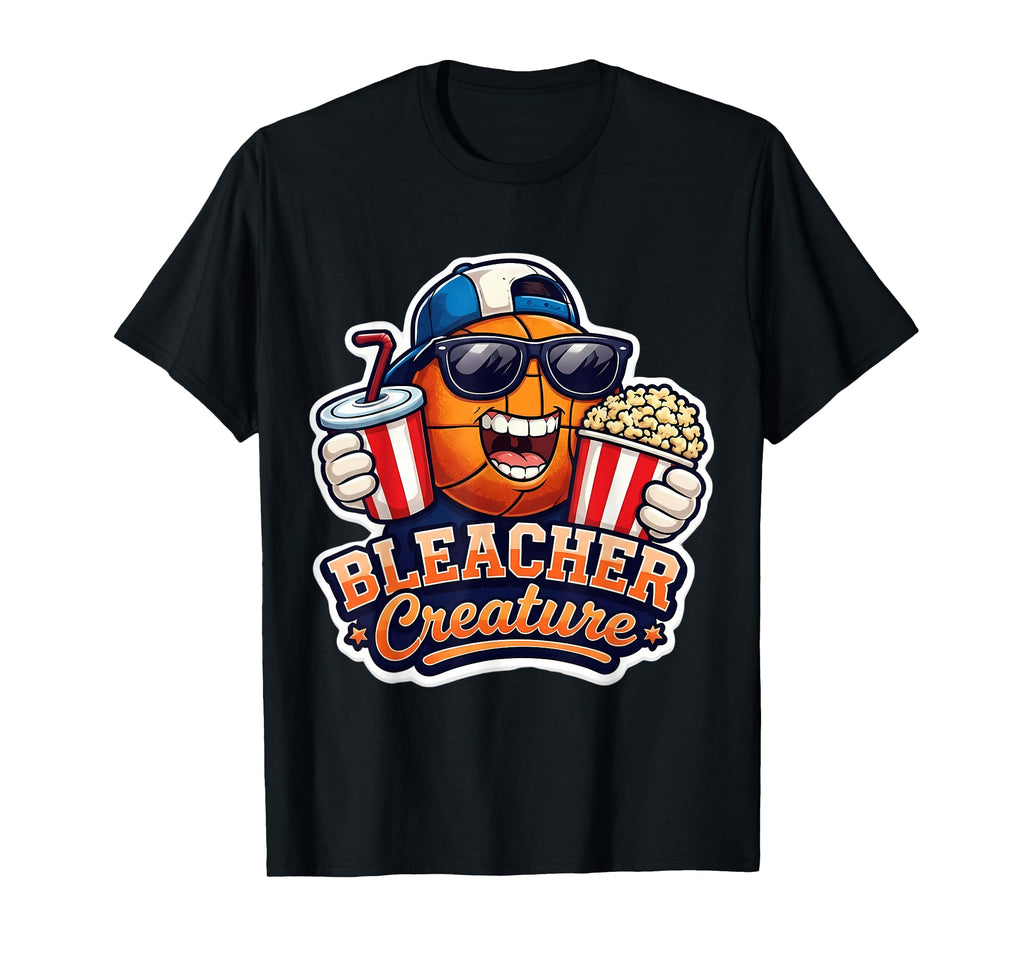 Bleacher Creature Basketball Fan T-Shirt - Fun Novelty Design for Adults - T-Shirt, Sweatshirt, Hoodie