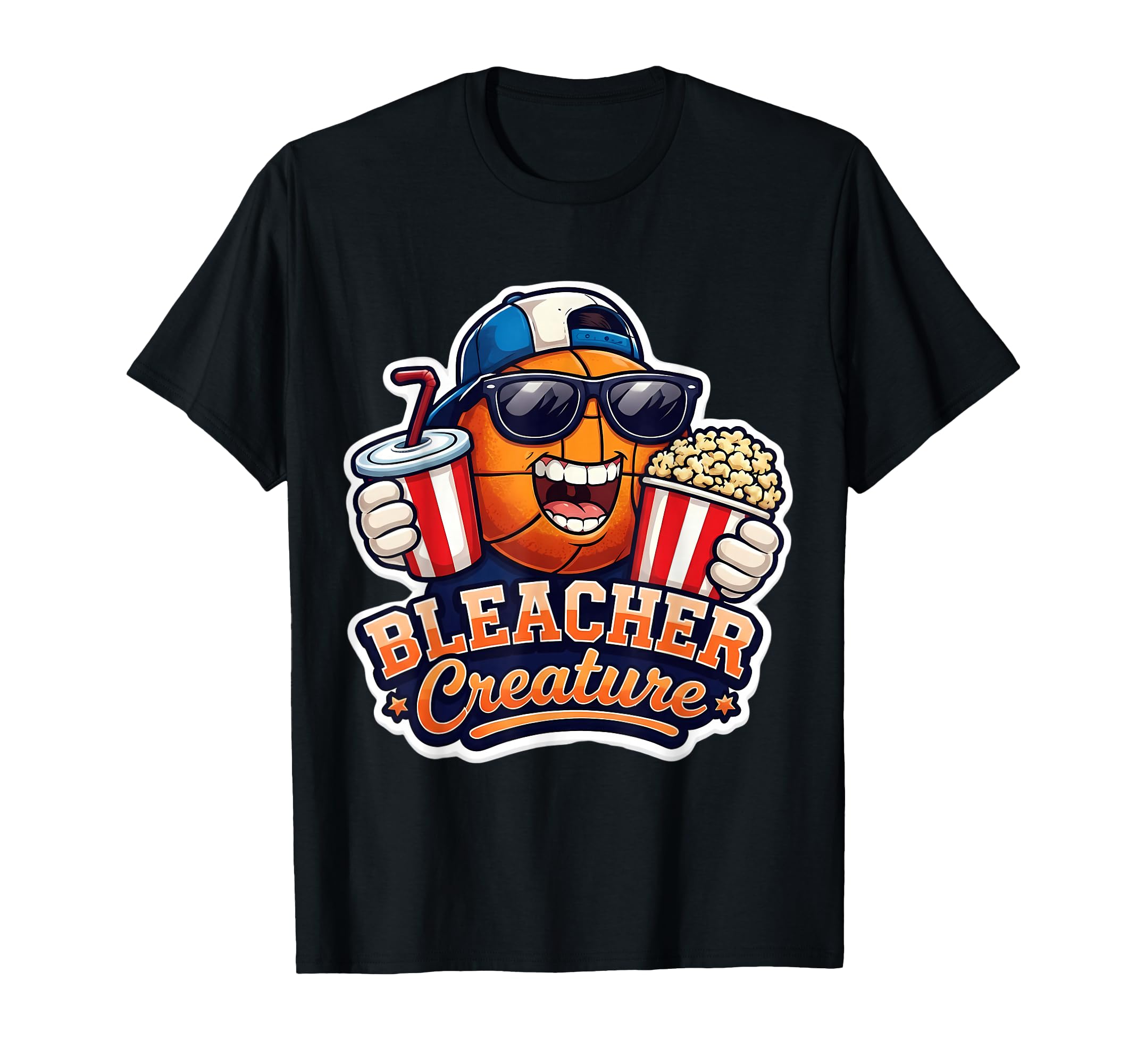 Bleacher Creature Basketball Fan T-Shirt - Fun Novelty Design for Adults - T-Shirt, Sweatshirt, Hoodie