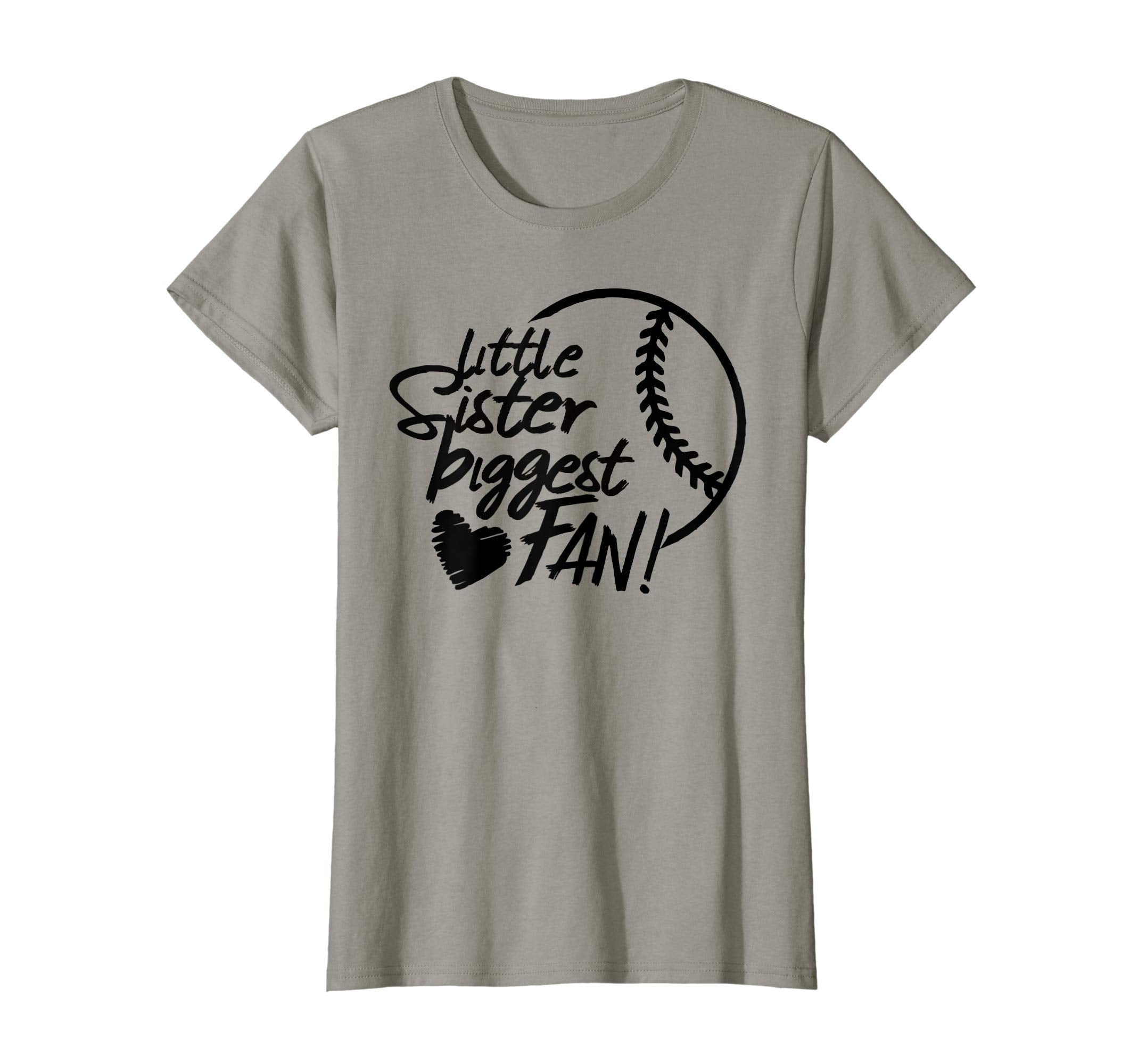 Little Sister Biggest Fan Baseball Sister T-Shirt - Trendy Graphic Unisex - T-Shirt, Sweatshirt, Hoodie